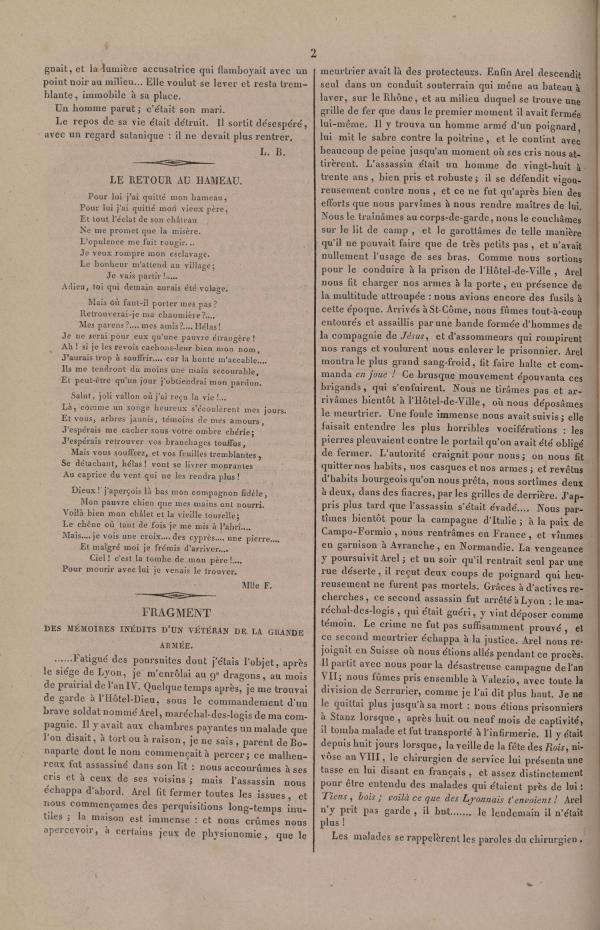 
						Affichage en mode lecture de la page
					
