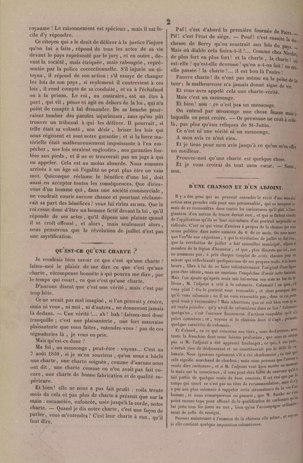 
						Affichage en mode lecture de la page
					