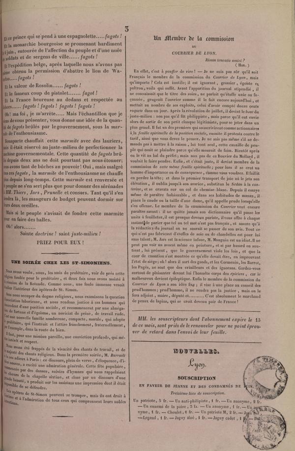 
						Affichage en mode lecture de la page
					