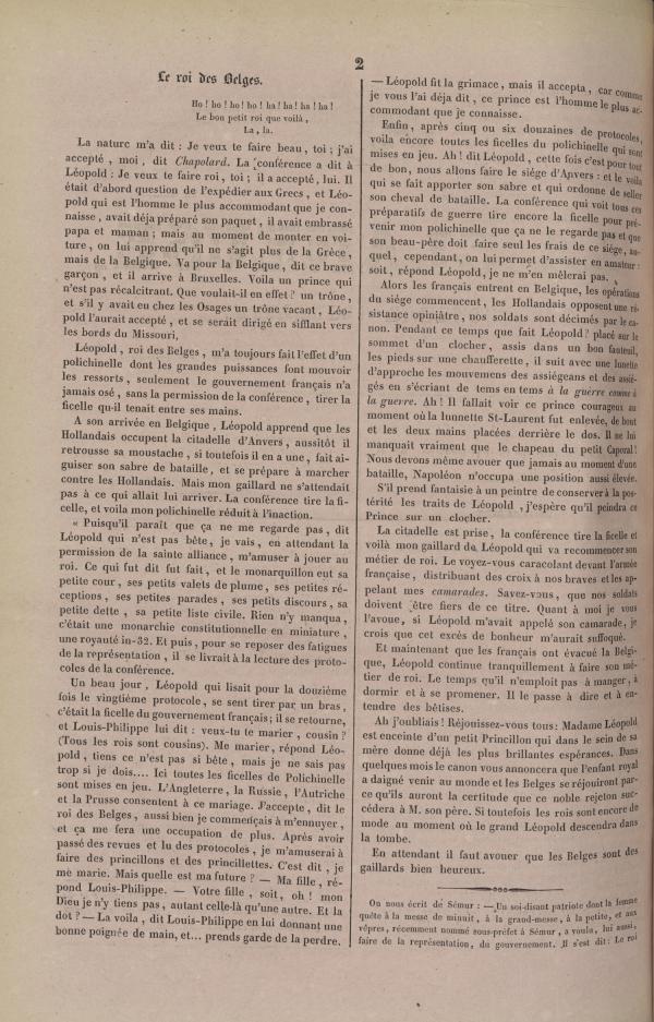 
						Affichage en mode lecture de la page
					