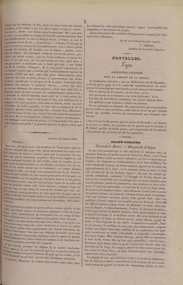 
						Affichage en mode lecture de la page
					