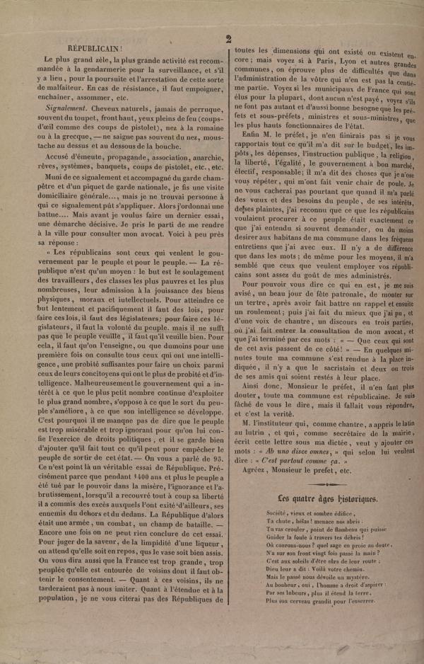 
						Affichage en mode lecture de la page
					
