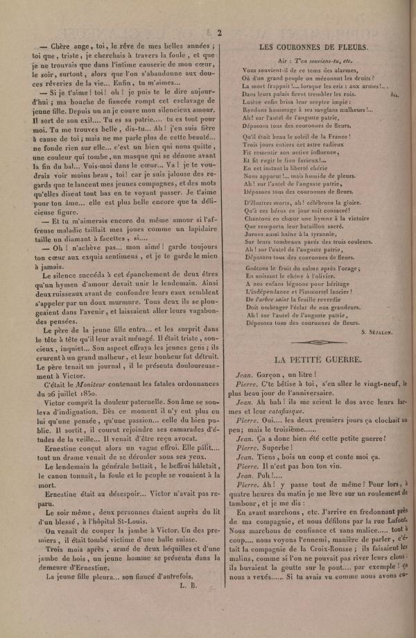 
						Affichage en mode lecture de la page
					