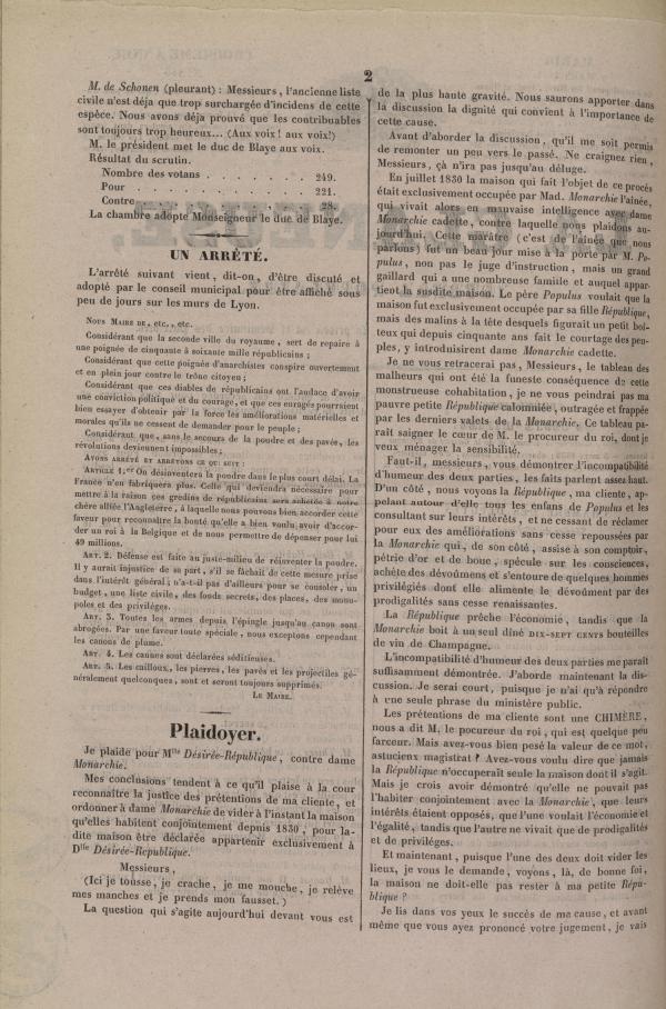 
						Affichage en mode lecture de la page
					