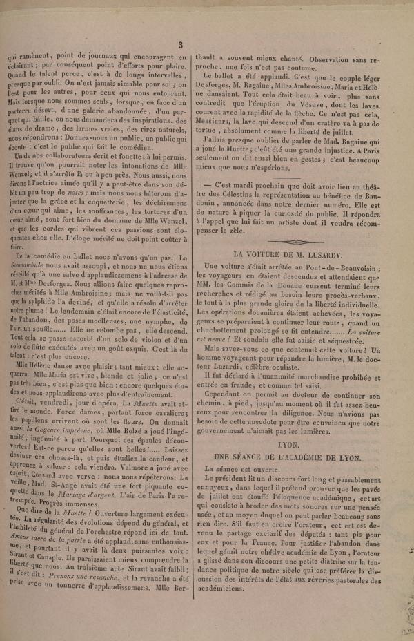 
						Affichage en mode lecture de la page
					