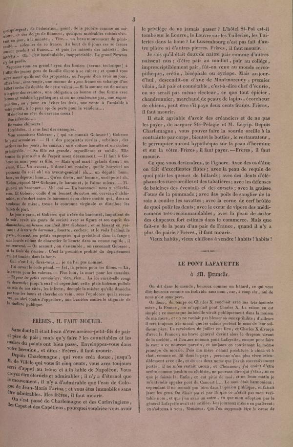 
						Affichage en mode lecture de la page
					