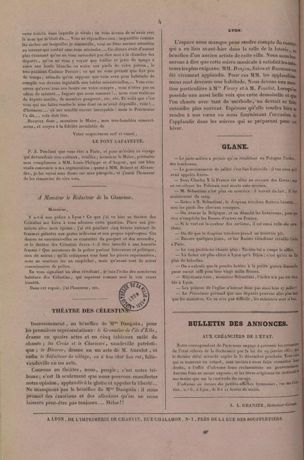 
						Affichage en mode lecture de la page
					