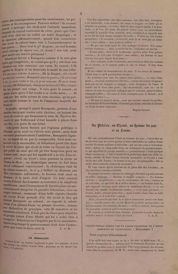 
						Affichage en mode lecture de la page
					