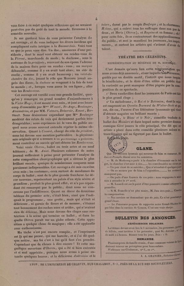 
						Affichage en mode lecture de la page
					