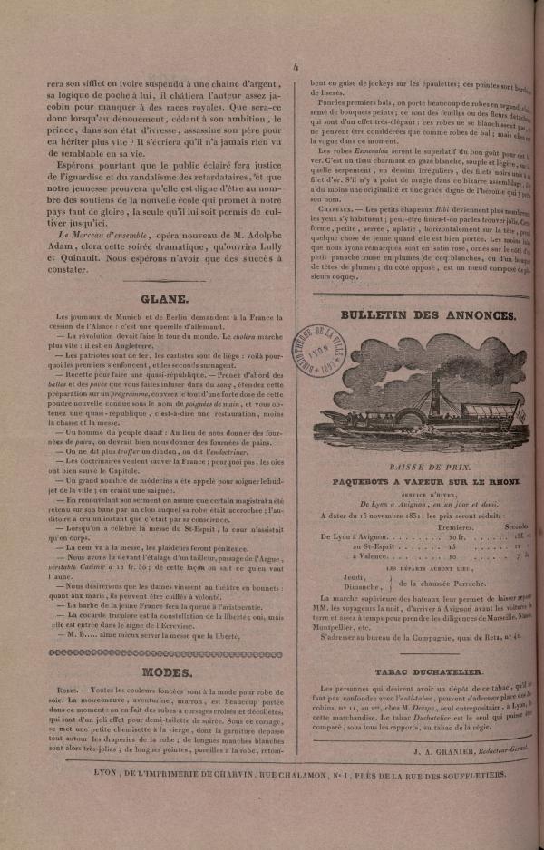 
						Affichage en mode lecture de la page
					
