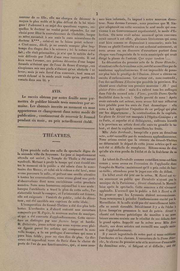 
						Affichage en mode lecture de la page
					