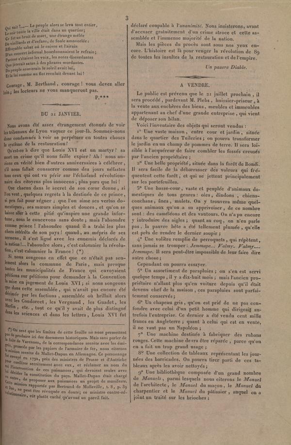 
						Affichage en mode lecture de la page
					
