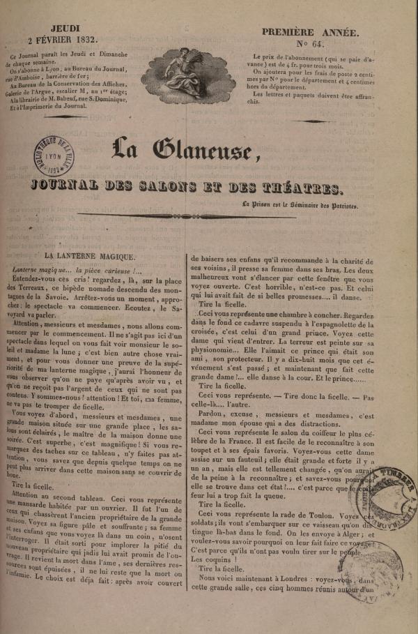 
						Affichage en mode lecture de la page
					