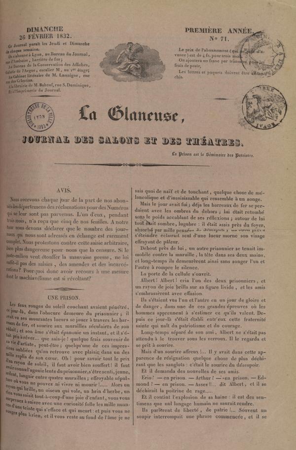 
						Affichage en mode lecture de la page
					