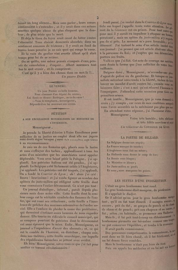
						Affichage en mode lecture de la page
					