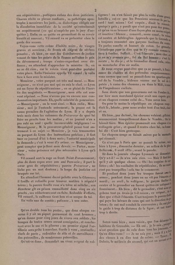 
						Affichage en mode lecture de la page
					