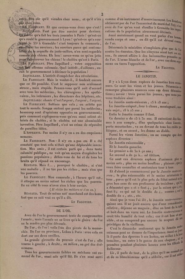 
						Affichage en mode lecture de la page
					