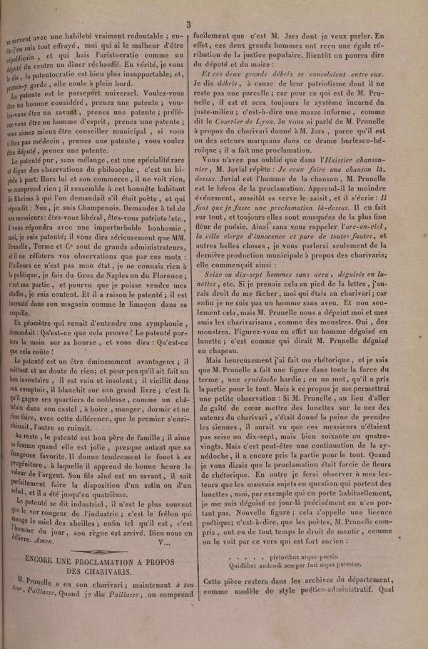 
						Affichage en mode lecture de la page
					