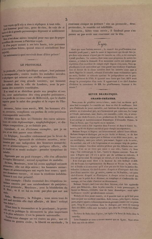 
						Affichage en mode lecture de la page
					