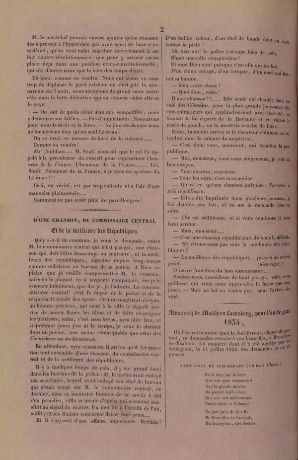 
						Affichage en mode lecture de la page
					