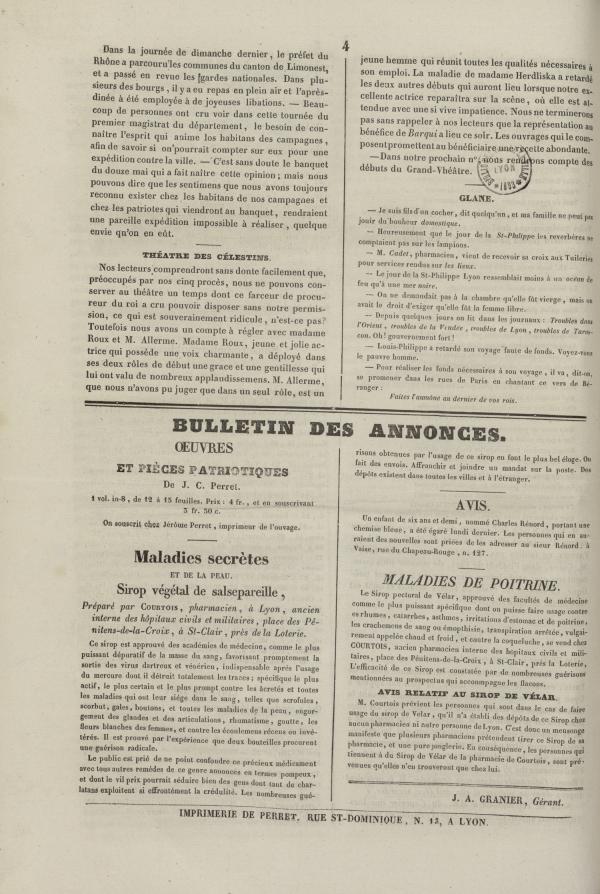 
						Affichage en mode lecture de la page
					