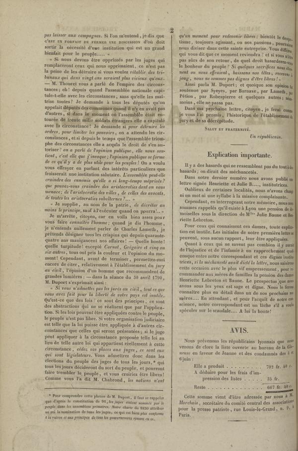 
						Affichage en mode lecture de la page
					