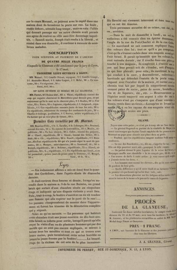 
						Affichage en mode lecture de la page
					