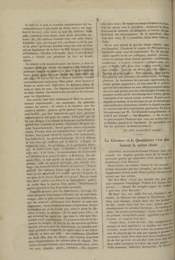 
						Affichage en mode lecture de la page
					