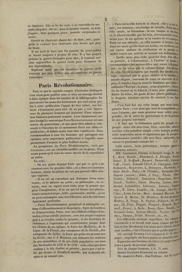 
						Affichage en mode lecture de la page
					