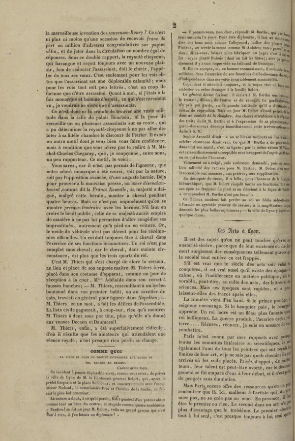 
						Affichage en mode lecture de la page
					
