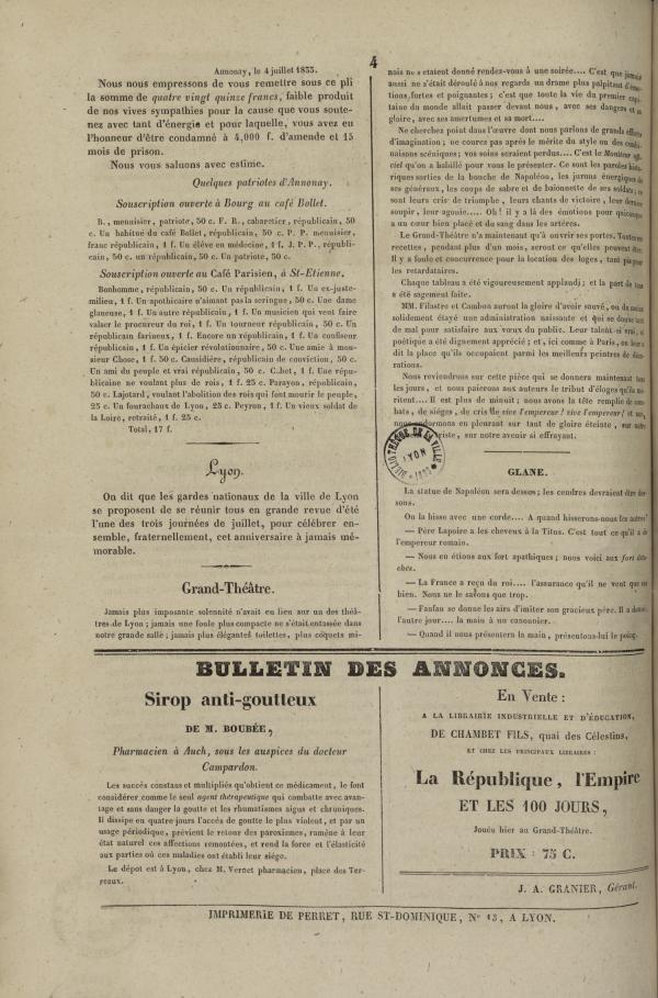 
						Affichage en mode lecture de la page
					