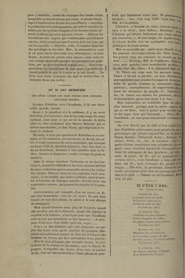 
						Affichage en mode lecture de la page
					