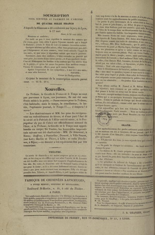 
						Affichage en mode lecture de la page
					