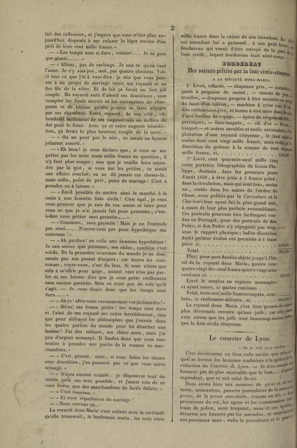 
						Affichage en mode lecture de la page
					