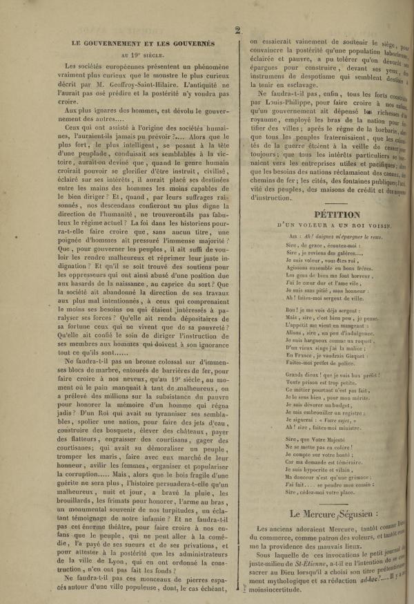 
						Affichage en mode lecture de la page
					