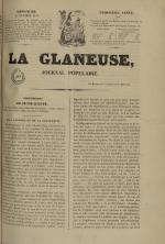 La Glaneuse : journal populaire, N°250