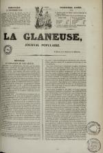 La Glaneuse : journal populaire, N°277, pp. 1
