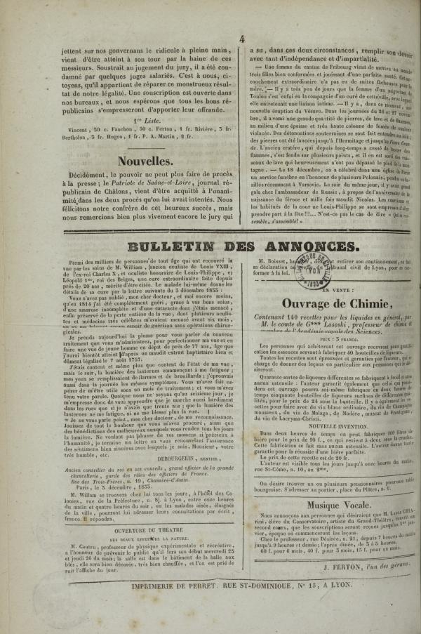 
						Affichage en mode lecture de la page
					