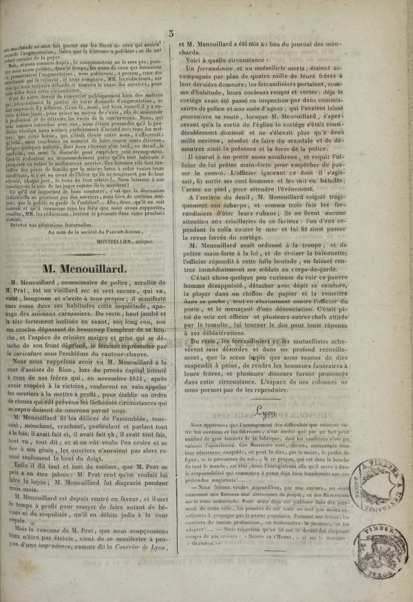 
						Affichage en mode lecture de la page
					