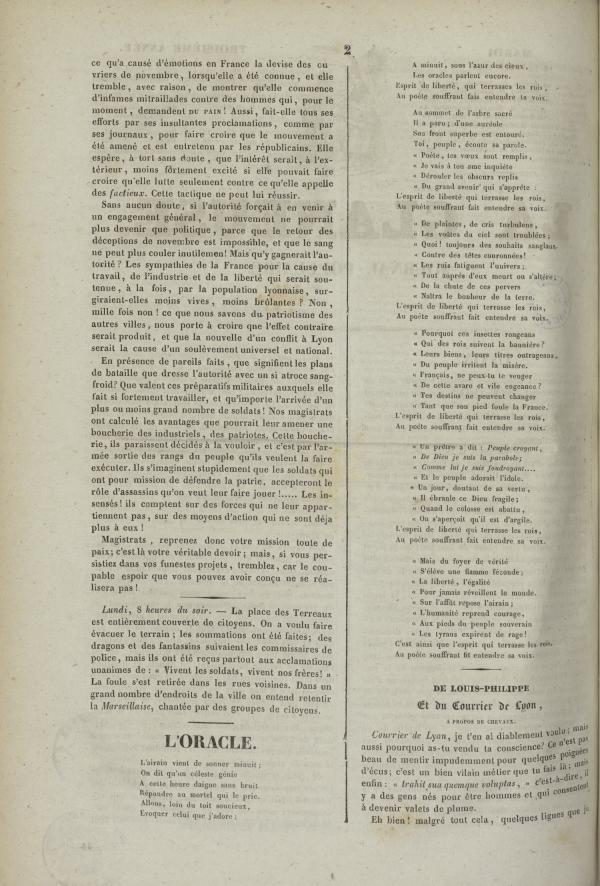 
						Affichage en mode lecture de la page
					