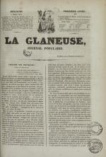 La Glaneuse : journal populaire, N°309