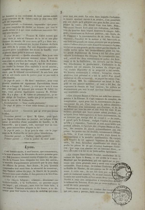 
						Affichage en mode lecture de la page
					