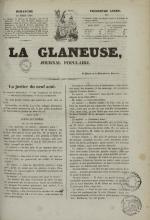 La Glaneuse : journal populaire, N°315, pp. 1