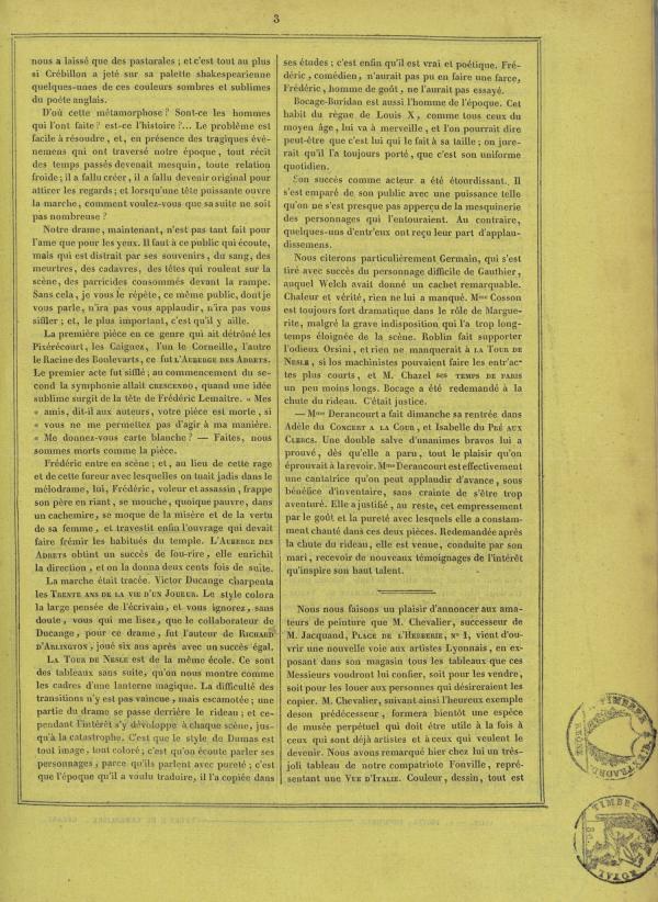 
						Affichage en mode lecture de la page
					