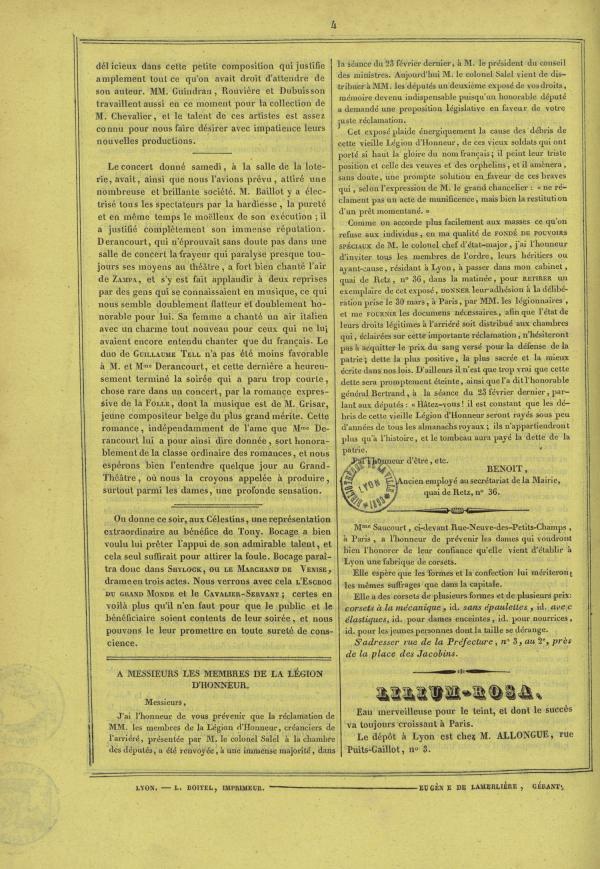 
						Affichage en mode lecture de la page
					