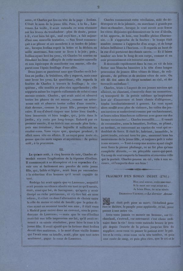 
						Affichage en mode lecture de la page
					