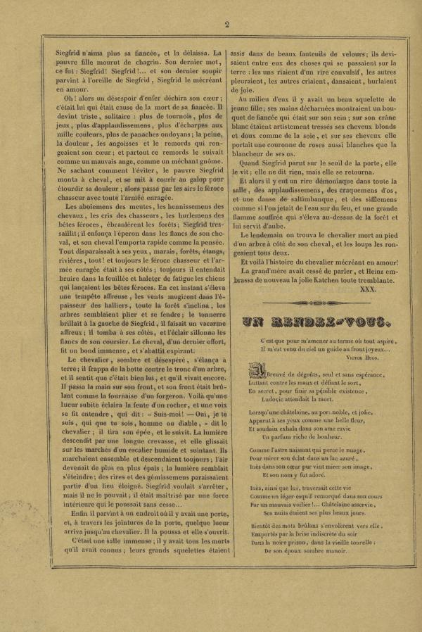 
						Affichage en mode lecture de la page
					