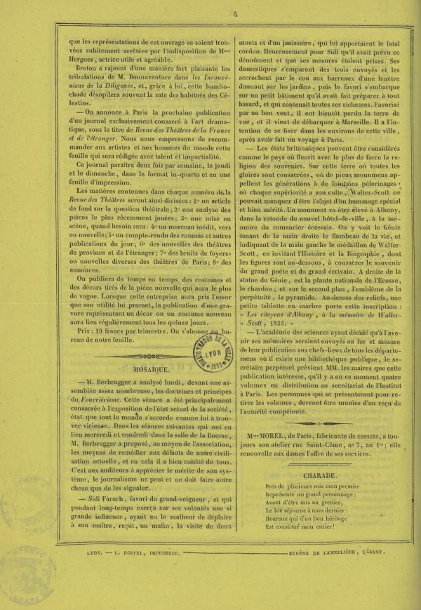 
						Affichage en mode lecture de la page
					