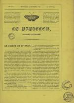 Le Papillon : journal de l'entr'acte - littérature, arts, poésie, nouvelles, théatres, modes annonces, N°131, pp. 1