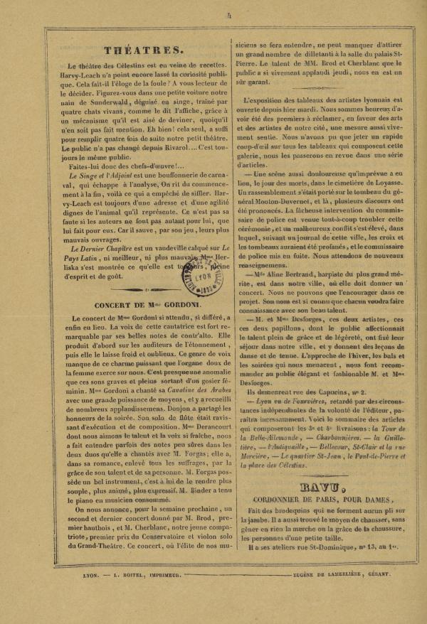 
						Affichage en mode lecture de la page
					